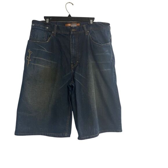 SEAN JOHN Men’s Denim Jean Shorts Size 36 Inseam 14” Blue SEE DESCRIPTION - Picture 1 of 10
